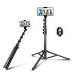 62  Wireless Extendable Phone Tripod Stand Selfie Stick Handheld For Phone