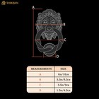 Lion Door Knocker Hook Castiron Rustic Home Entrance Decoration Round Ring Black