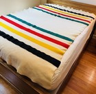 Vintage Pendleton Glacier National Park 100  Virgin Wool Blanket 78 In X 48 In