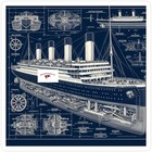 Rms Titanic  White Star Line  Set Of Two Bluprints Reprints  You Get Both 