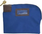 Canvas Locking Bank Deposit Bag Zipper Money Cash Bag With Keys