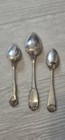 Lot Of 3 Antique Spoons 1840s  1881   1911