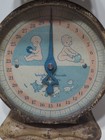 Vintage Hanson Model 3025 Metal Nursery Baby Scale 30 Lbs Illustrated Dial Decor