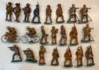 Vintage Barclay manoil Toy Lead Soldiers Ca  1930 s  lot Of 22 