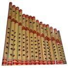 Handmade Wood Bamboo Flute Indian Musical Instrument Beautiful Bansuri Set Of 13