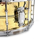 Ludwig Lb422bkt Supraphonic Hammered Brass Snare Drum 14x6 5 W tube Lugs