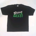 Funny Alien Graphic T-shirt Area 51 Ufo Roswell Mens Large Little A le inn
