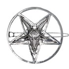Baphomet Pentagram Hair Clip - Gothic Horror Accessory