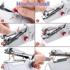 Portable Diy Electric Sewing Machine Tailor Stitch Handheld Cordless Home Travel
