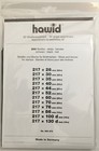Hawid Stamp Mounts Strips Assortment Of 200  12 Different Sizes Black Or Clear