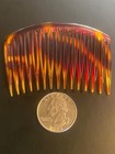 Vintage Early Twinco Hair Side Comb Faux Tortoise Shell Made In England