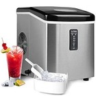 Countertop Ice Maker Stainless Steel Ice Making Machine 3 2l Water Tan