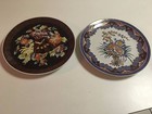 Hand Painted Decorative Plates - Asian Pottery - Beautiful Plates - 2 Total 