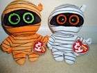 Ty  Hairy  mask    Mummy spider mummies Halloween  Boo Trio  Cute whimsical tpd 