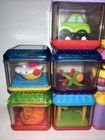 Lot 20 Fisher Price Peek A Boo Toddler Sensory Blocks Car Truck Alphabet Guc