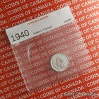 1940 Canada Silver 10 Cents Dime Coin - Heavy Cameo Uncirculated  coinsofcanada