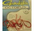 Gamakatsu Red Octopus Fishing Hooks Salmon Steelhead Choice Of Size 1 2 4 6
