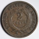 1868 Two Cent Piece Choice Xf E545 Jmu