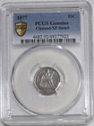 1877 Seated Liberty Dime 10    Pcgs Genuine Xf Detail  cleaned   Gold Shield 