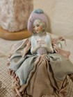 Vintage German Pincushion Half Doll With Legs  4 In