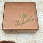 Vintage Steeds Coaster Set Of 6 The Jewel Box Copper Bronze Tone Plastic Mcm