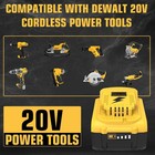 2pack For Dewalt 20v 20 Volt Max Xr 12 0ah Lithium Battery Dcb206-2 dual Charger