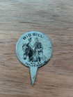 C1900 Big Bill Taylor Bros  Tin Tobacco Tag  Us Tobacco - Plug Chewing