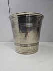 Vintage Italica Wastebasket 95 Italian Pewter Cosi Tabellini - 9  X 9 