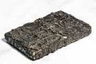 Rare Victorian Gutta-percha Wax Seal Antique Calling Card Case Neoclassical
