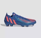 Adidas Predator Edge 1 Low Fg Mens Sizes H02954 Blue Red Soccer Cleats Boots