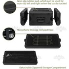 4 Space Rack Case With Wheels 10in Deep hdpe Mat For Standard 19 In Dj Audio