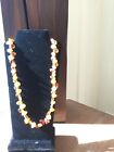 Necklace Baby Child Genuine Amber From Baltic Sea Polished Lightweight Screw On