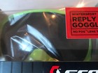 Scott Mens Reply Rare Bright Green Ski Goggles Snow Smith Winter Black Skiing