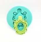 Cameo Setting Octopus Frame  Silicone Mold  Crafts Jewelry resin polymer Clay 