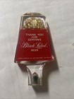 Nos Vtg Black Label Carling Beer Tap Handle Pull Knob 2 Sided 6    Lucite New
