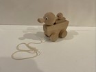 Vintage Rare Htf Miva Wooden Pull Along Duck Mom And Baby Toy Baby Einstein