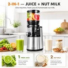 Vitaplus Cold Press Juicer With Stainless Steel Auger  Large  Silver