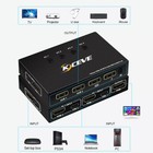 Kvm Switch 4 Port Usb Vga Kvm Switcher 4 Computers Share 1 Monitor 3 Usb Devices
