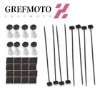 4 Pack Electric Radiator Fan Tie Strap Mounting Kit Zip Ties Straps Tabs Spring
