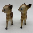 Lot Of 2 Vintage Plastic Deer Does Holiday Christmas Decor Made In Hong Kong 4   