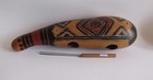 Peru Folk  Art Guiro 13 h Authentic Latin American Musical Percussion Instrument