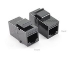 10-pk Cat6 Female female Rj45 Ethernet Black Keystone Jack Coupler  Wp-c02bkt-10