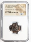 Diocletian Roman Empire Ad 284-305 Ngc Au Aurelianianus Soldier Spear Victory