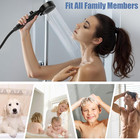 High Pressure 8-mode Handheld Shower Head W adjustable Bracket  55  Stainless Ho