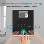  used  Ngteco W2 Fingerprint Time Clock Punch With Usb For Office Employee