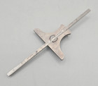 Vintage L  S  Starrett No  237 Depth Gage W no  10 Tempered 6  Rule Usa