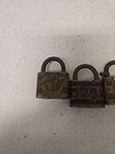 Lot Of 4 Vintage Brass Padlocks Mail Rfd Corbin Bd
