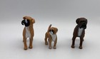 Schleich Boxer Family Male Female Pup Dog Figure 16390 16389 16391 Retired 2012