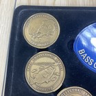 Vtg Bass Anglers Sportsman Society B a s s  Brass Collector   s Series Coin Set
