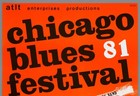 Chicago Blues Festival  81     Rare Vintage Original France 1981 Concert Poster